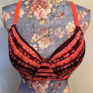 Just be pink w/stripes bra, 38D